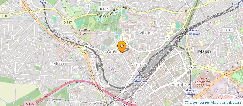 localisation de l'entreprise LV RENOV à MASSY