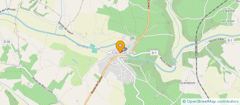 localisation de l'entreprise LV RENOVATION  LE VERDIER