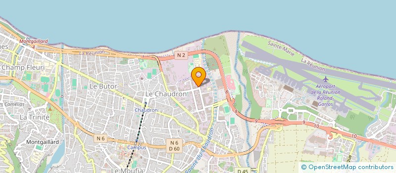 localisation de l'entreprise LV RUN à SAINT-DENIS