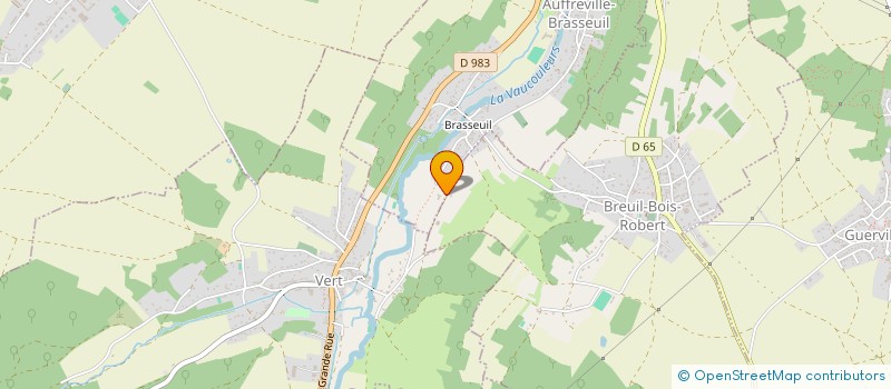 localisation de l'entreprise LV SERVICES  AUFFREVILLE-BRASSEUIL