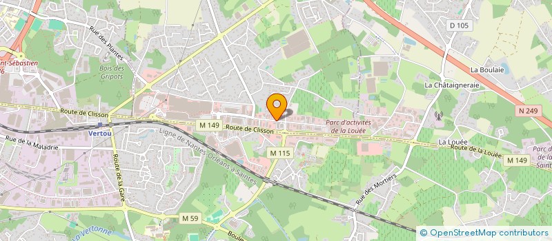 localisation de l'entreprise LV TRAITEUR à BASSE-GOULAINE