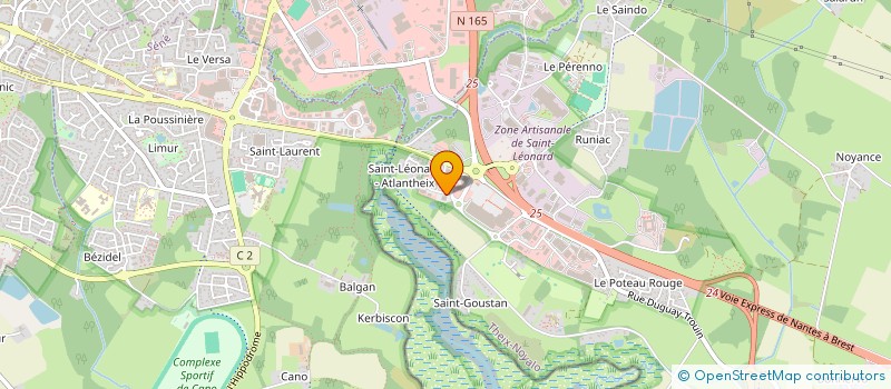 localisation de l'entreprise LV VANNES à THEIX-NOYALO