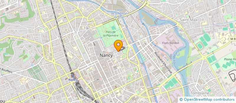 localisation de l'entreprise LV2  NANCY