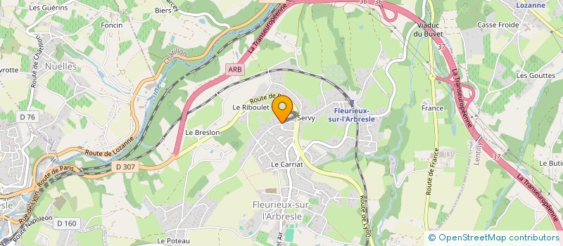 localisation de l'entreprise LV2H INVESTMENTS  FLEURIEUX-SUR-L'ARBRESLE