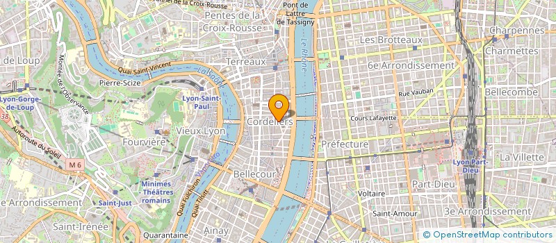 localisation de l'entreprise LV2J à LYON