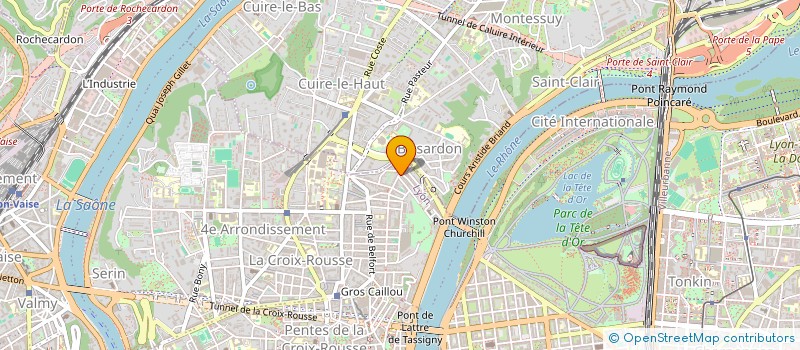 localisation de l'entreprise LV8 à LYON