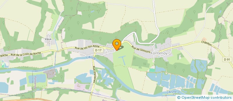 localisation de l'entreprise LVA  FONTENOY