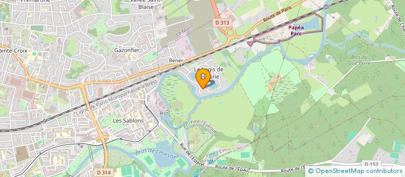 localisation de l'entreprise LVA  YVRE-L'EVEQUE