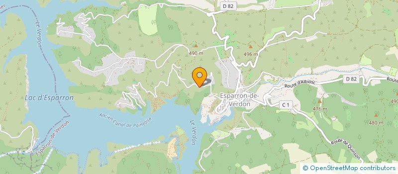 localisation de l'entreprise LVA  ESPARRON-DE-VERDON