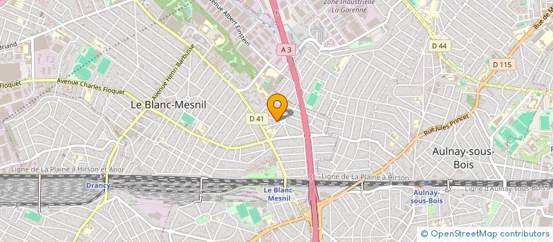 localisation de l'entreprise LVA à LE BLANC-MESNIL