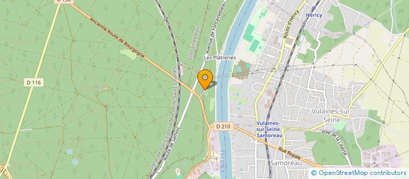 localisation de l'entreprise LVA COLLECTION  SAMOIS-SUR-SEINE