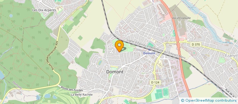 localisation de l'entreprise LVA GESTION  DOMONT