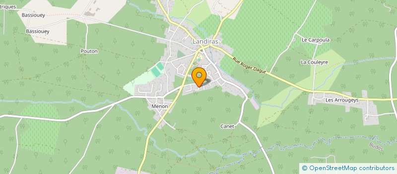 localisation de l'entreprise LVA LES GRANDS PINS  LANDIRAS