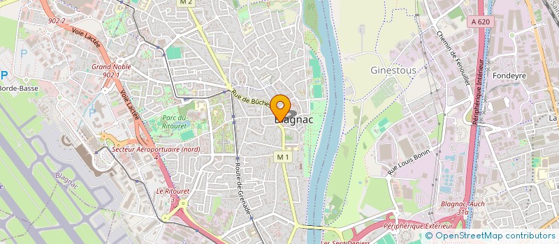 localisation de l'entreprise LVA PARTNERS  BLAGNAC