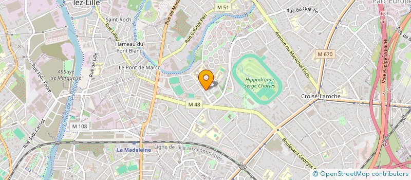localisation de l'entreprise LVA RELIANCE à MARCQ-EN-BARŒUL