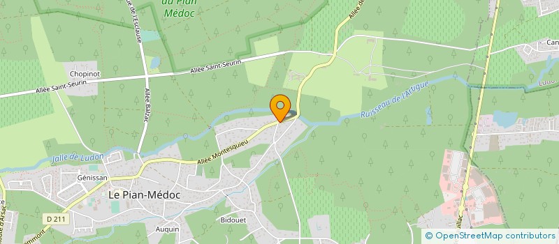 localisation de l'entreprise LVA UN AILLEURS  LE PIAN MEDOC