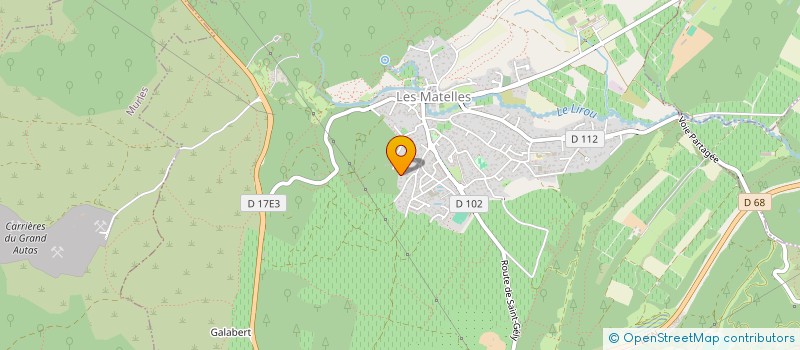 localisation de l'entreprise LVAC  LES MATELLES