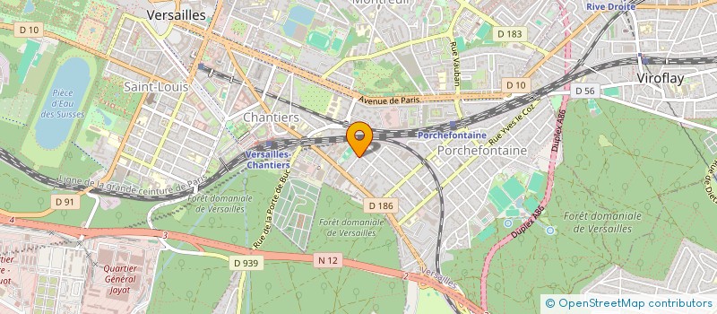 localisation de l'entreprise LVALUE à VERSAILLES