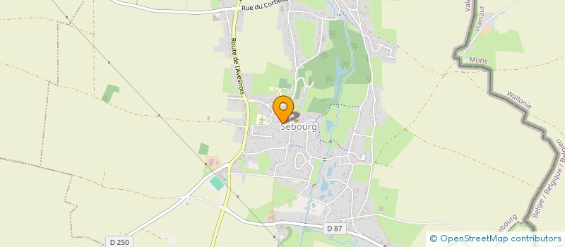 localisation de l'entreprise LVAT à SEBOURG