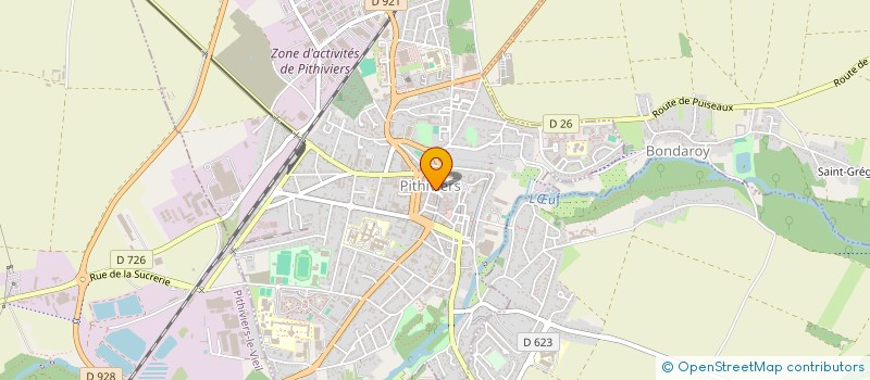 localisation de l'entreprise LVB à PITHIVIERS