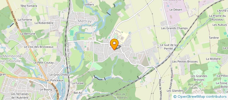 localisation de l'entreprise LVB C2S  METTRAY