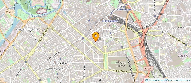 localisation de l'entreprise LVB INVESTISSEMENTS à LILLE
