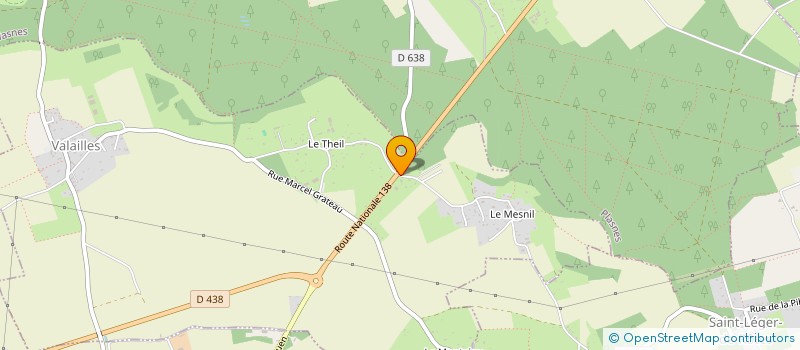 localisation de l'entreprise LVB PATRIMOINE  VALAILLES