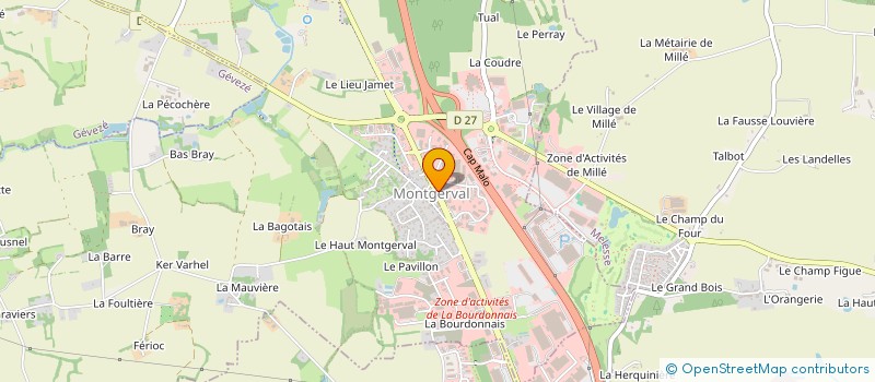 localisation de l'entreprise LVBB  LA MEZIERE