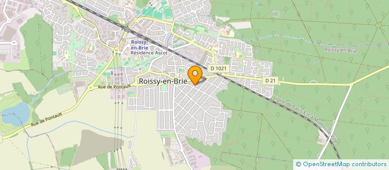 localisation de l'entreprise LVC COMPANY à ROISSY-EN-BRIE