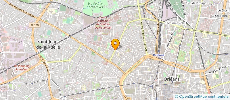 localisation de l'entreprise LVC CONSEILS à ORLEANS