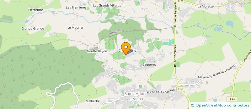 localisation de l'entreprise LVCH  SAINT-HAON-LE-VIEUX