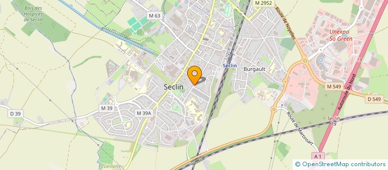 localisation de l'entreprise LVCK  SECLIN