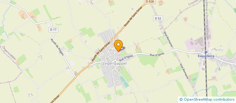 localisation de l'entreprise LVCP  ZEGERSCAPPEL