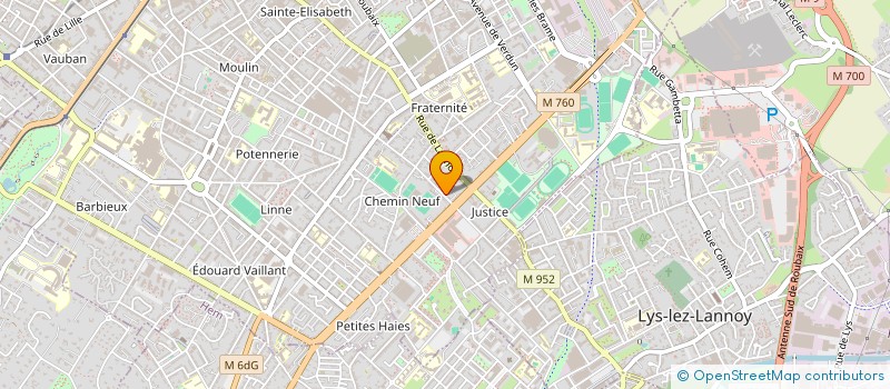 localisation de l'entreprise LVD & CO  ROUBAIX