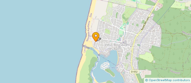 localisation de l'entreprise LVD INC  VIEUX-BOUCAU-LES-BAINS