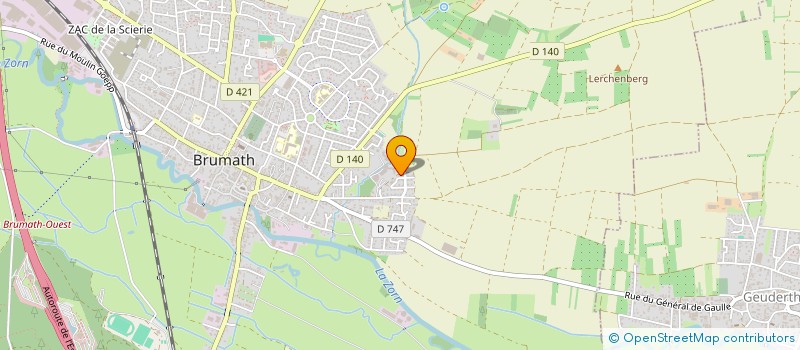 localisation de l'entreprise LVD SARL à BRUMATH