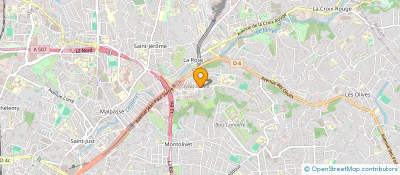 localisation de l'entreprise LVD TP à MARSEILLE