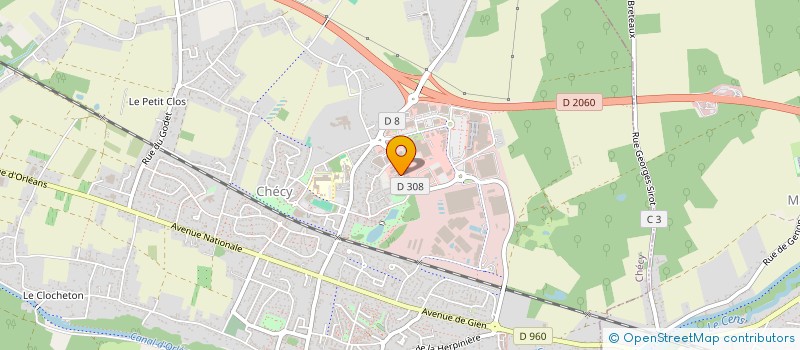 localisation de l'entreprise LVD45  CHECY