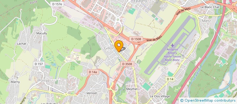 localisation de l'entreprise LVDFT  ANNECY