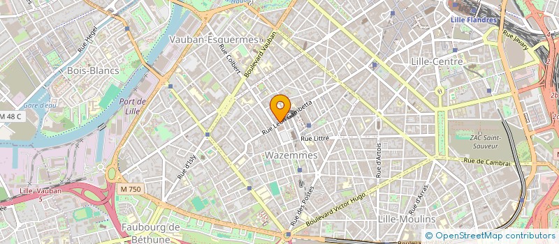 localisation de l'entreprise LVDH HAUTS DE FRANCE 2 à LILLE