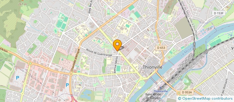 localisation de l'entreprise LVDJ  THIONVILLE