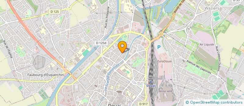 localisation de l'entreprise LVDL 1 à DOUAI