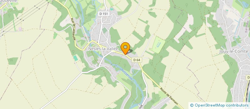 localisation de l'entreprise LVDN  NESLES-LA-VALLEE