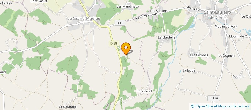 localisation de l'entreprise LVDO PROD à LE GRAND-MADIEU