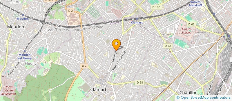 localisation de l'entreprise LVDR MOE à CLAMART