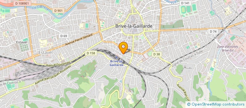 localisation de l'entreprise LVDS AVENIR  BRIVE-LA-GAILLARDE