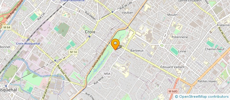 localisation de l'entreprise LVDW  ROUBAIX