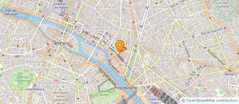 localisation de l'entreprise LVE DESIGN à PARIS