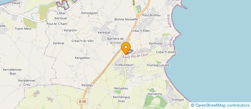 localisation de l'entreprise LVEB  SAINT-POL-DE-LEON