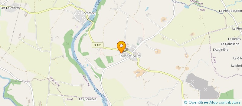 localisation de l'entreprise LVEC  MONTFLOURS